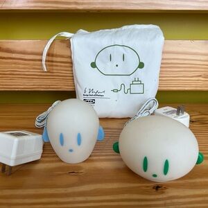 IKEA Soft Toy Night Lights with Blue and Green Accents